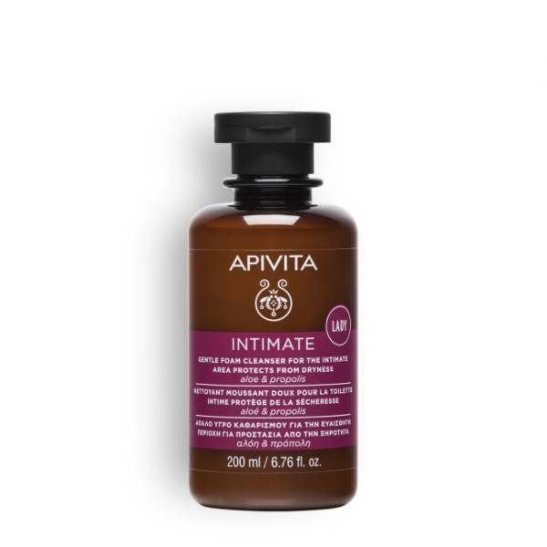 apivita intimate gel limpiador suave lady con aloe y propoleo 200ml